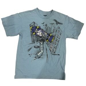 blue tony hawk t shirt youth xl men’s small/medium